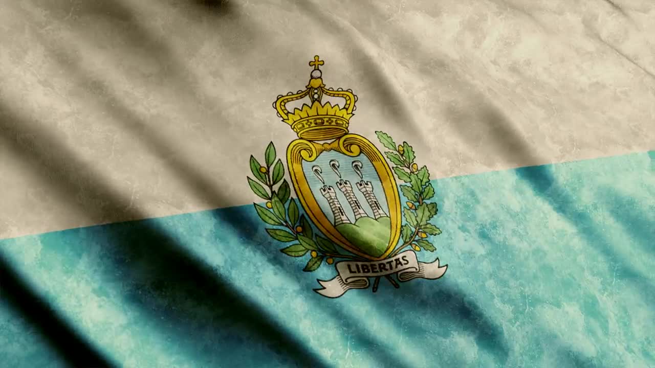 Free Stock Video San Marino Flag In D Animation Live Wallpaper