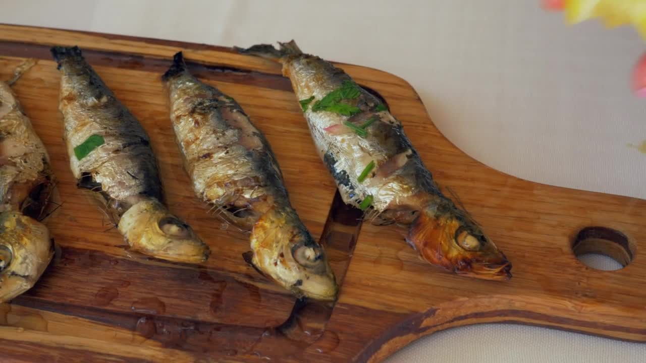 Free Stock Video Sardines With Fresh Lemon Juice Live Wallpaper