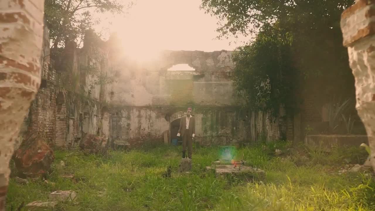 Free Stock Video Scary Clown Standing In Garden Live Wallpaper