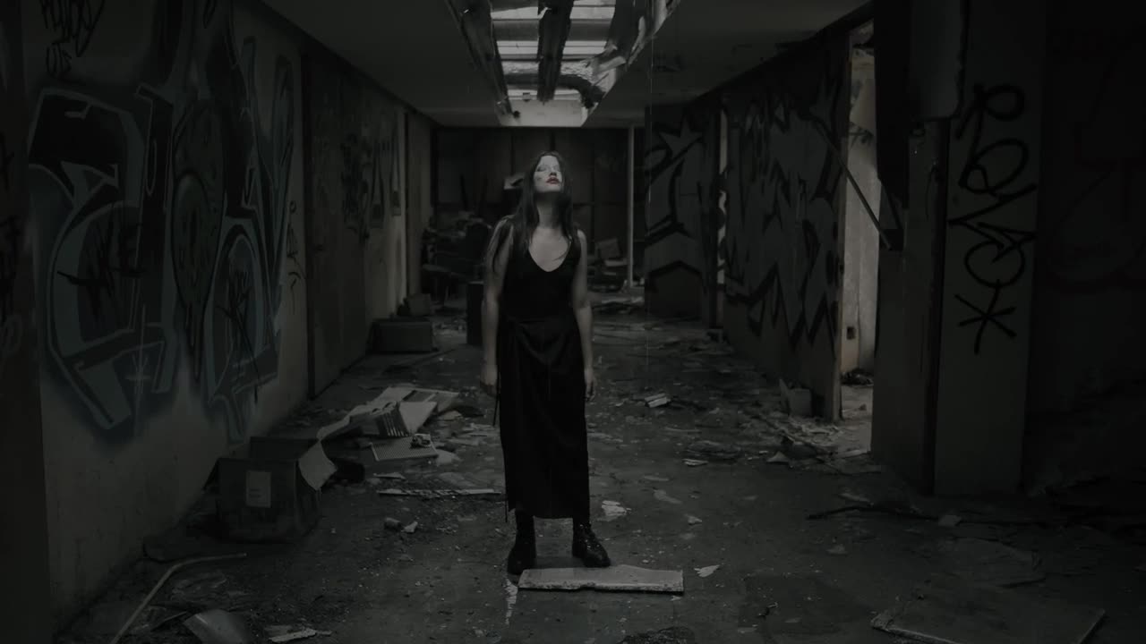 Free Stock Video Scary Ghost At An Abandoned Place Live Wallpaper