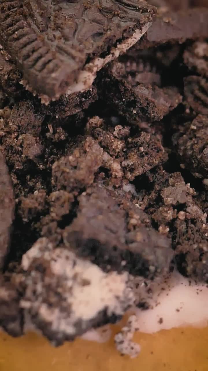 Free Stock Video Scene Close To The Pieces Of Cookie On A Donut Live Wallpaper