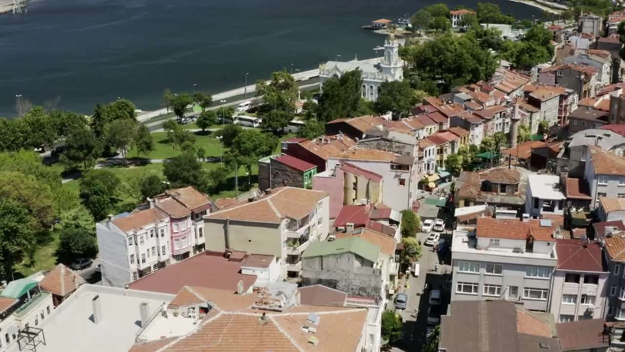 Free Stock Video Scenic Coastal Town Live Wallpaper