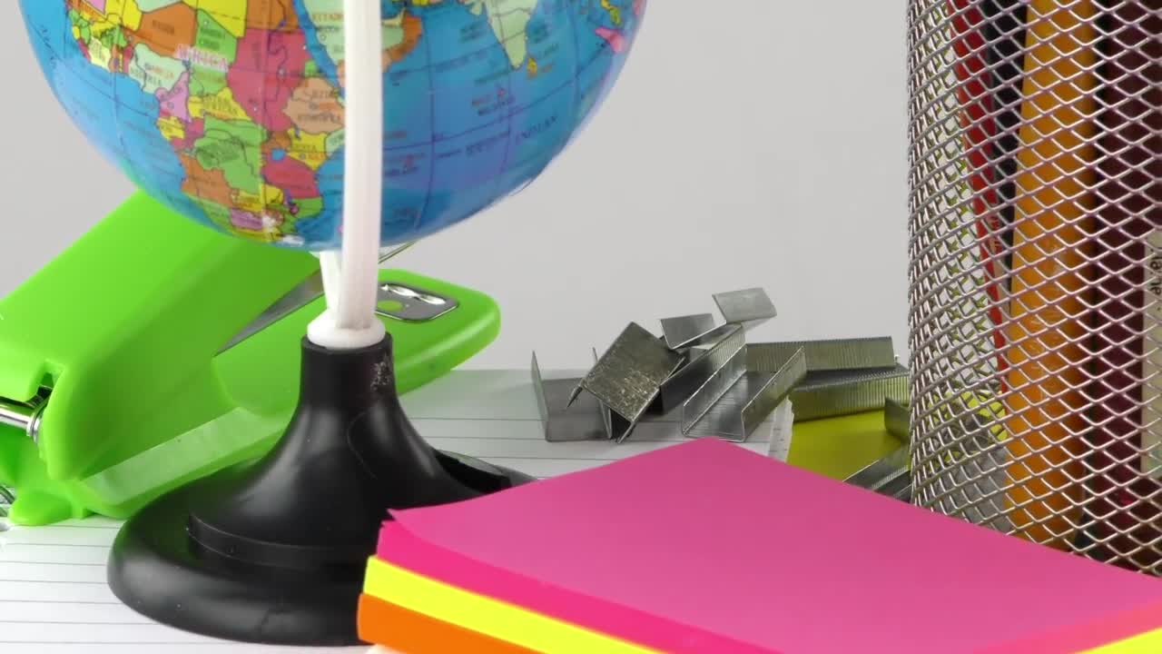 Free Stock Video School Items Close Up Live Wallpaper