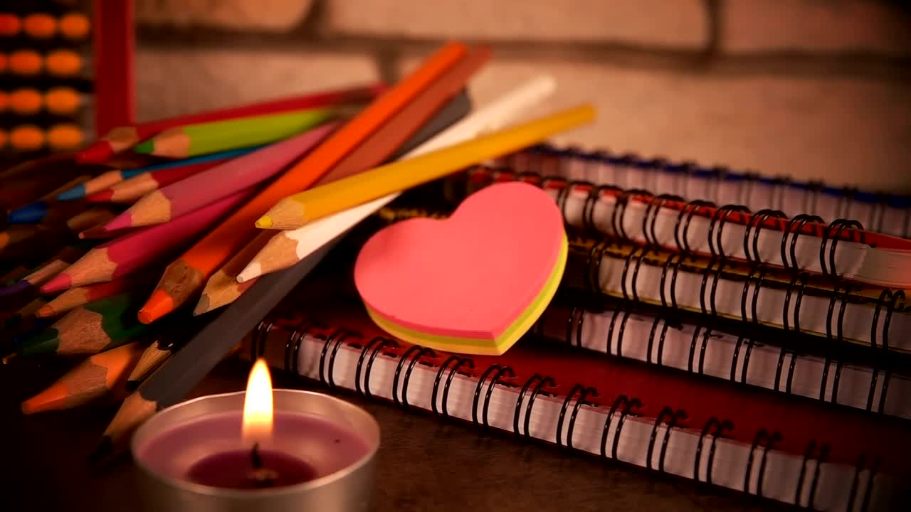 Free Stock Video School Supplies Concept Live Wallpaper