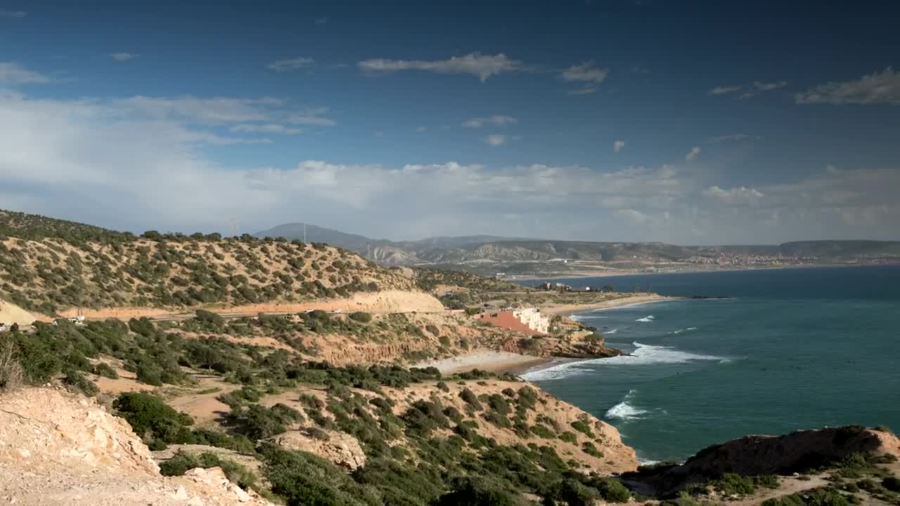 Free Stock Video Sea Coast Near A Highway Live Wallpaper