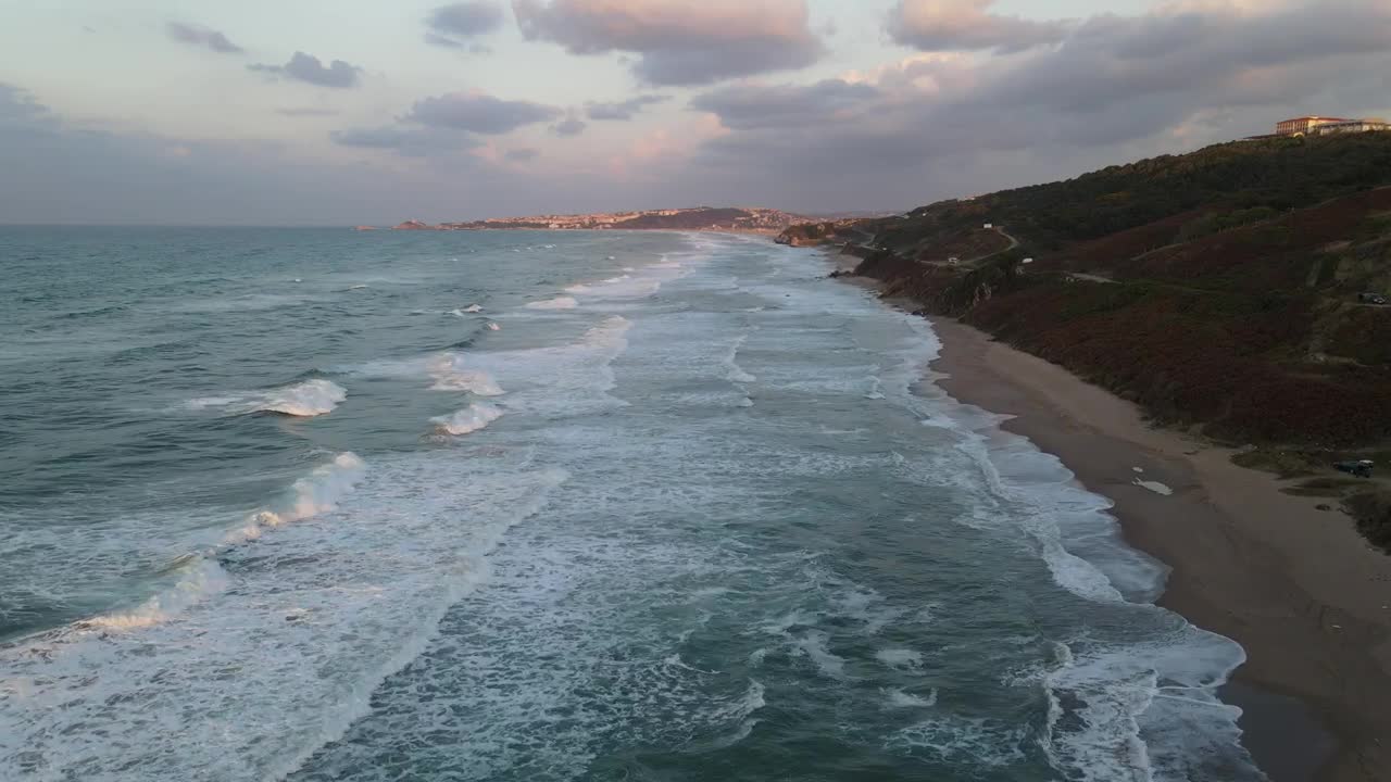 Free Stock Video Sea Waves Covering A Beach Seen From Above Live Wallpaper
