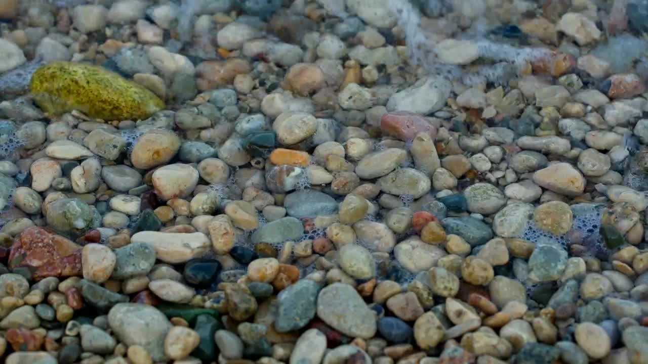 Free Stock Video Sea Waves Reach The Rocks On The Beach Close Up Live Wallpaper