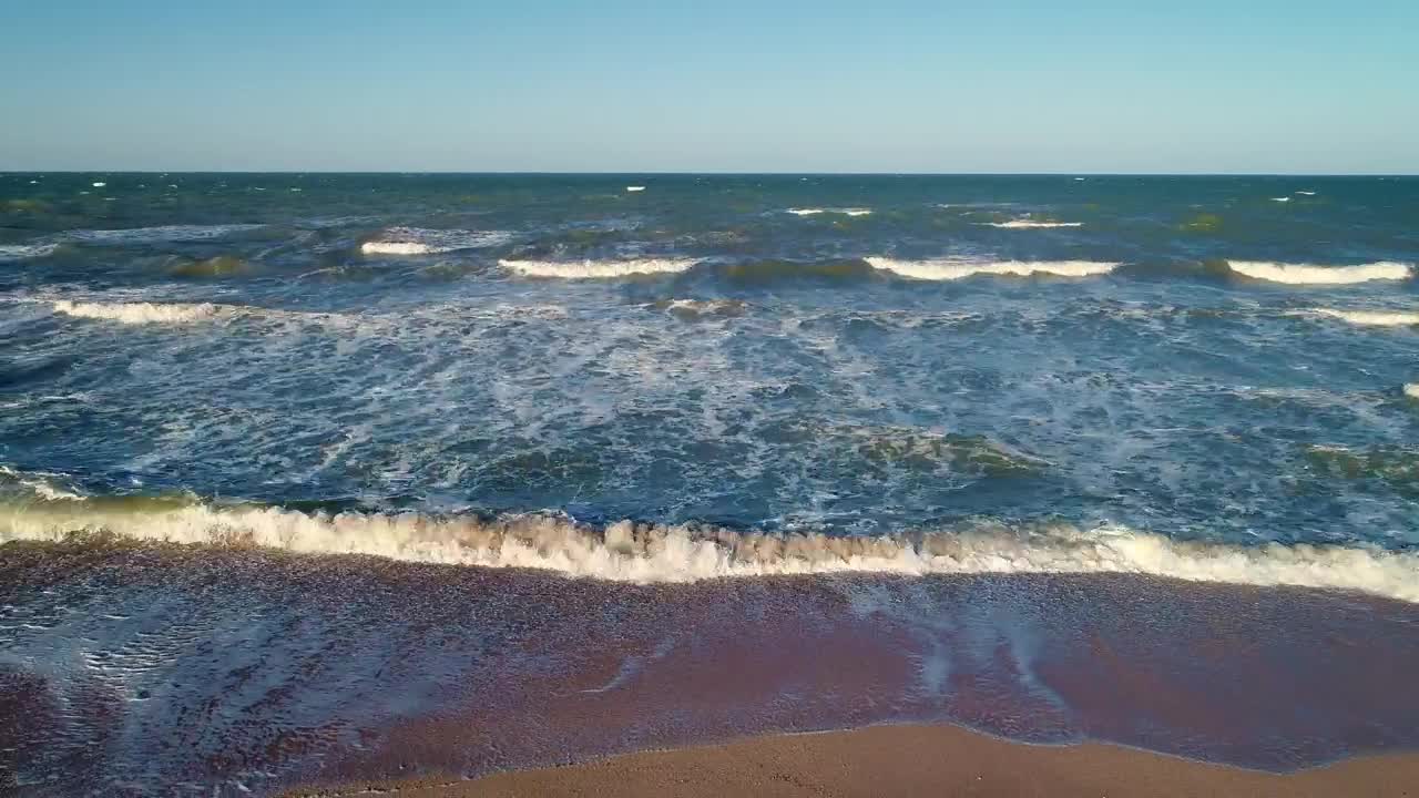 Free Stock Video Sea Waves Reaching The Sand On The Beach Live Wallpaper
