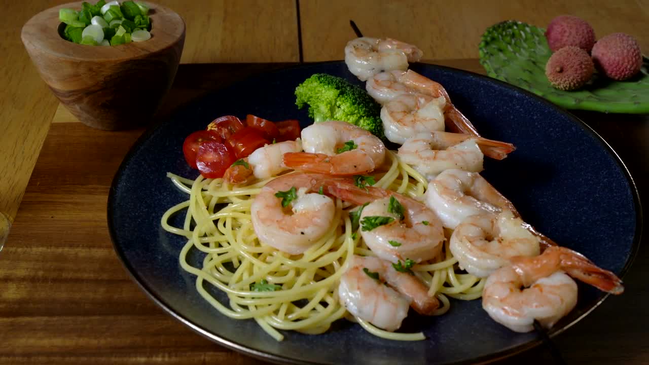 Free Stock Video Seafood And Pasta Live Wallpaper