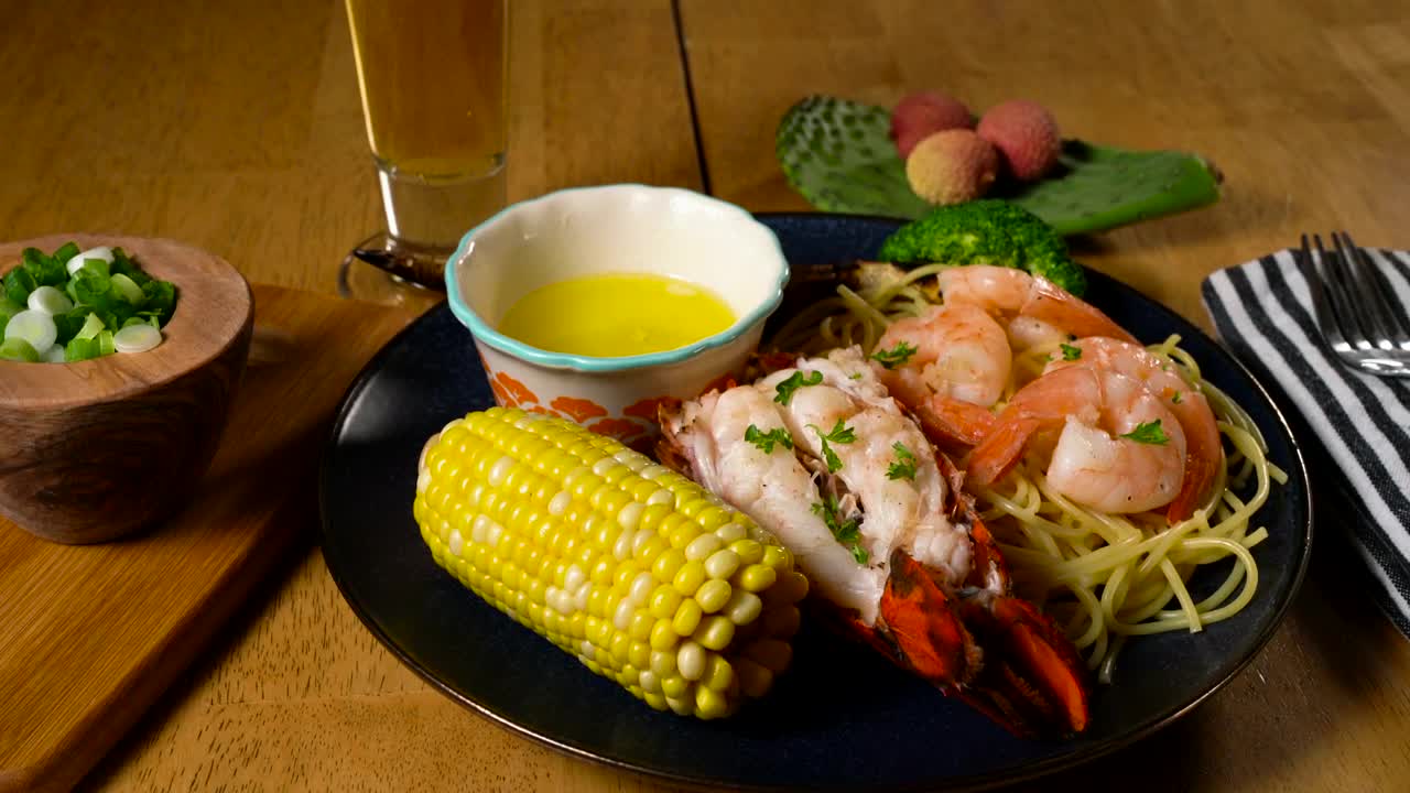 Free Stock Video Seafood With Warm Butter Live Wallpaper