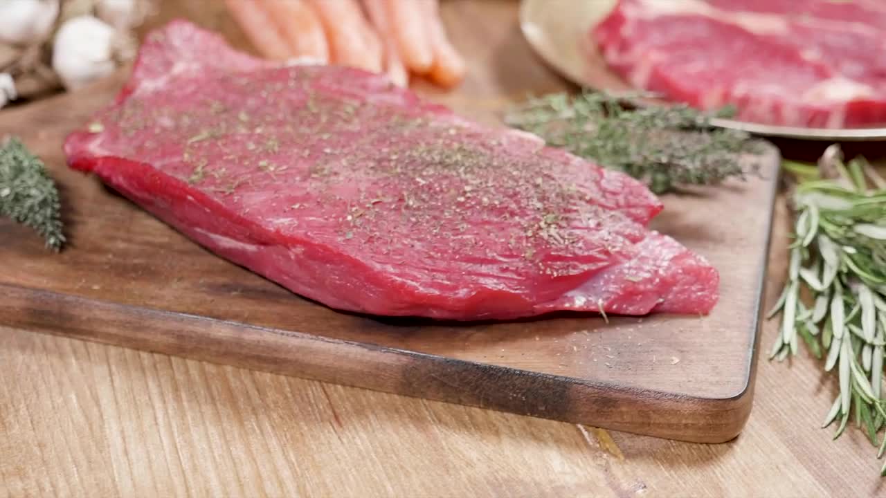 Free Stock Video Seasoned Steaks Live Wallpaper