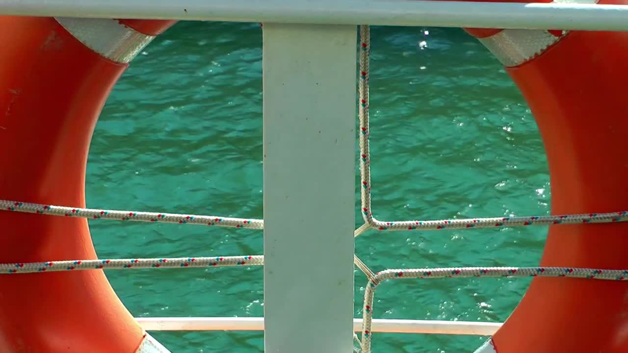 Free Stock Video Seawater Seen Trough A Lifeguard On A Boat Live Wallpaper