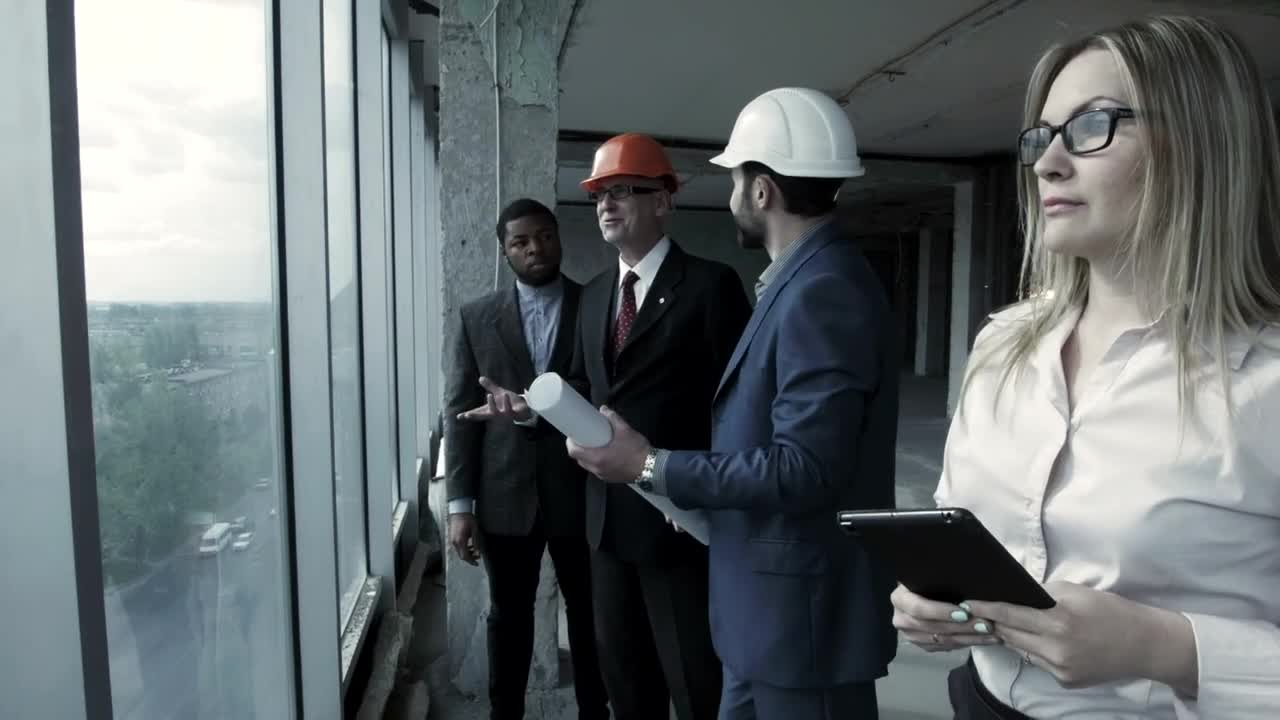 Free Stock Video Selling A Construction Project To Business Man Live Wallpaper