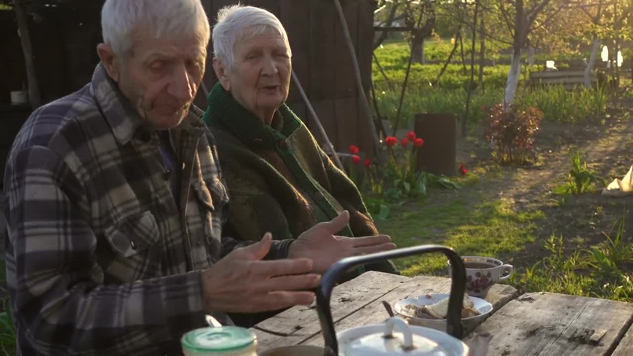 Free Stock Video Senior Couple In The Garden Live Wallpaper