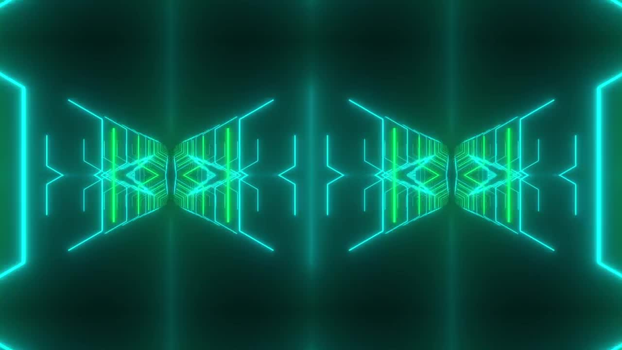 Free Stock Video Sequences Of Duplicated Blue And Green Light Lines Live Wallpaper
