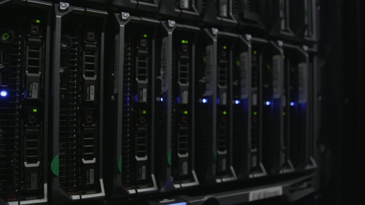 Free Stock Video Server Lights Flickering Live Wallpaper