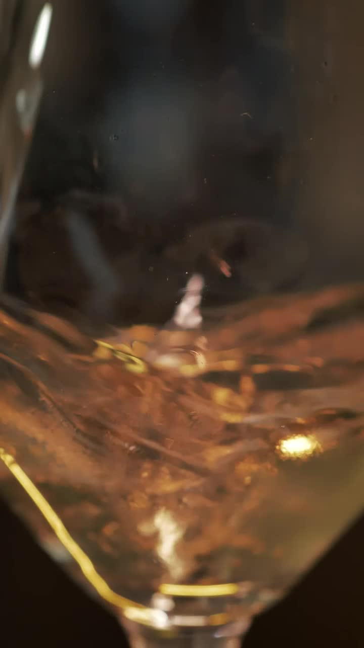 Free Stock Video Serving Champagne In A Glass In A Very Close Shot Live Wallpaper