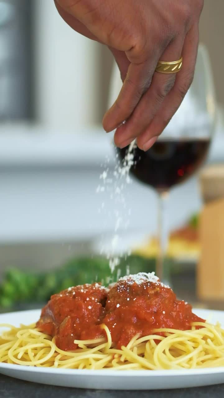 Free Stock Video Serving Parmesan Cheese In Spaghetti Bolognese Close Up Engraving Live Wallpaper