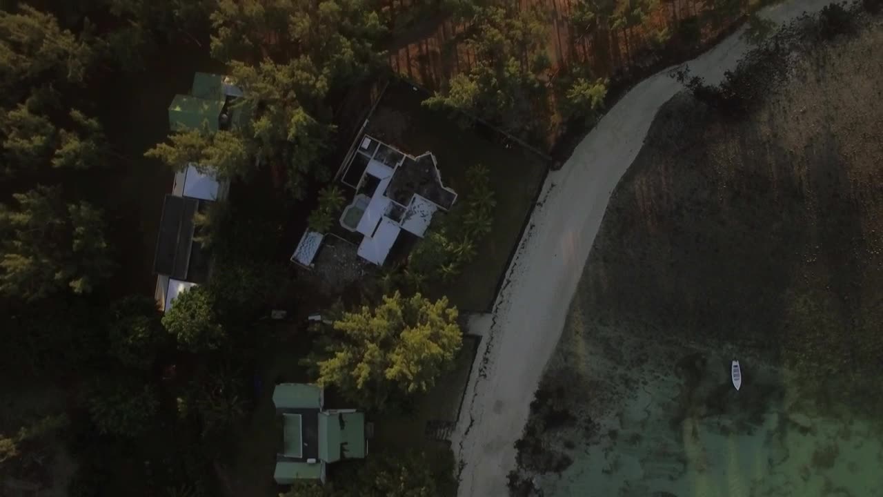 Free Stock Video Shadows Along A Coastal Road Live Wallpaper