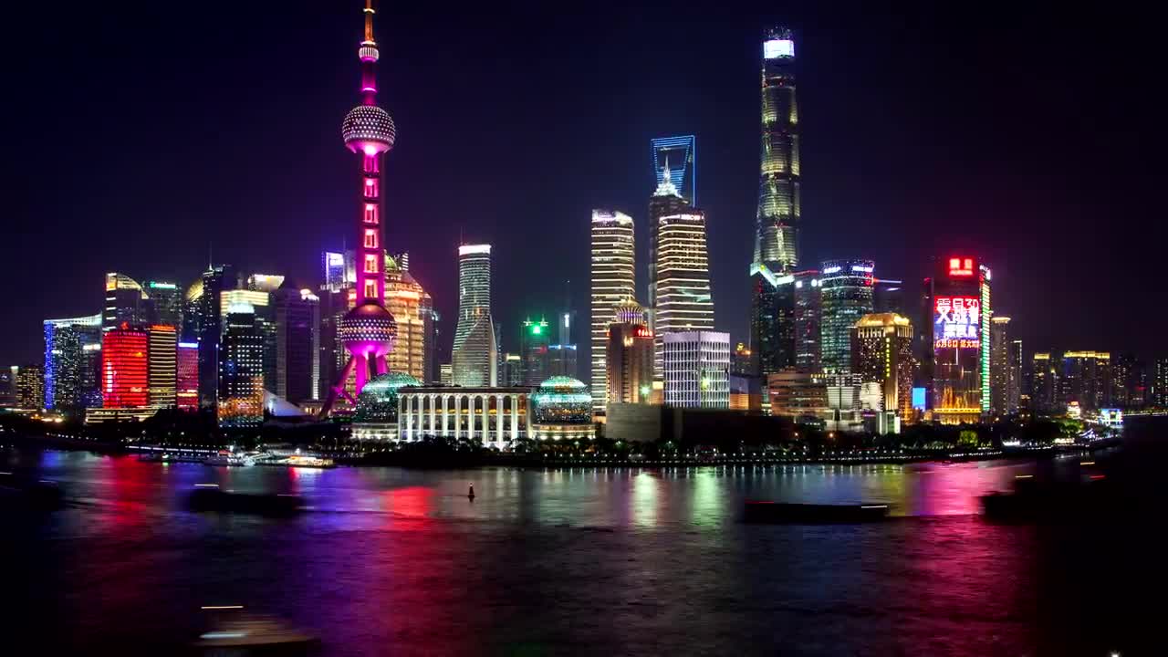Free Stock Video Shanghai Urban City Scape Time Lapse Live Wallpaper