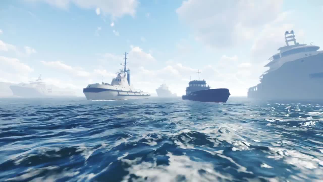 Free Stock Video Ships Sailing In The Sea D Animation Live Wallpaper
