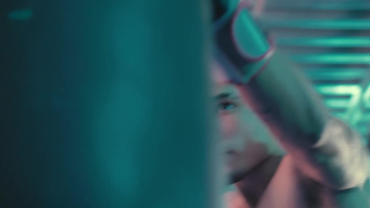 Free Stock Video Shirtless Boxer Training With A Boxing Bag Live Wallpaper