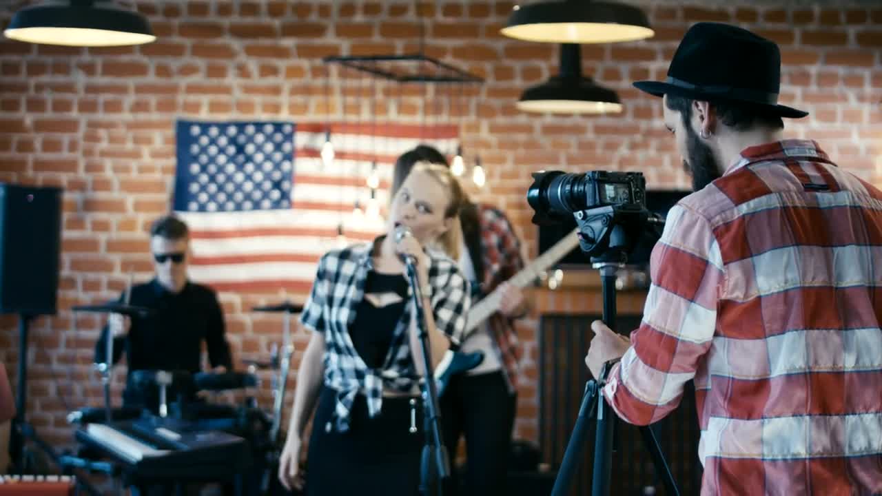 Free Stock Video Shooting A Music Band Video Live Wallpaper