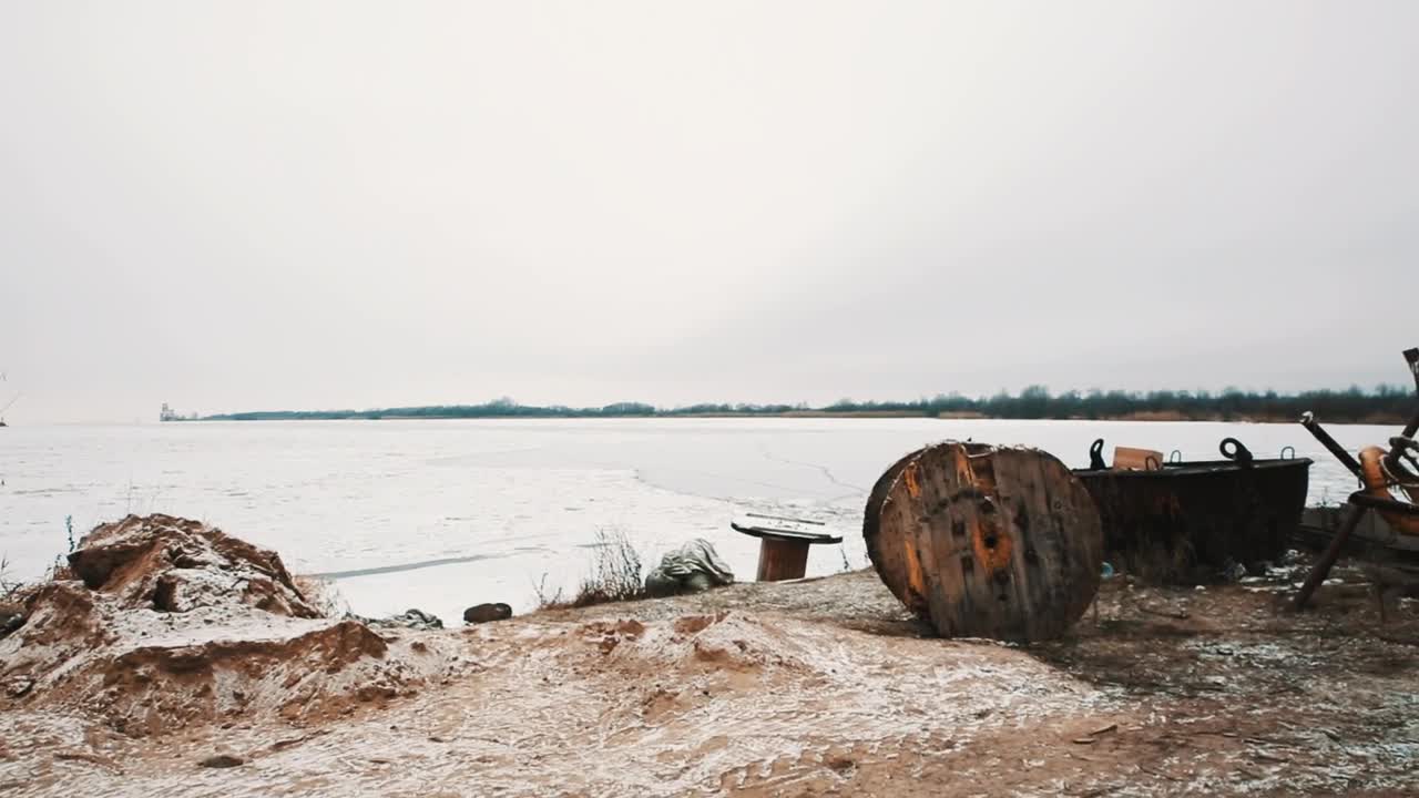 Free Stock Video Shore Of A Frozen Lake Live Wallpaper