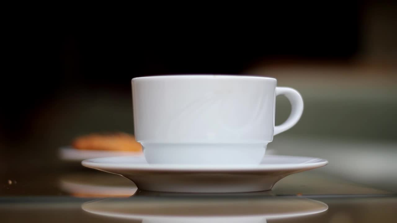 Free Stock Video Shot Close To A Cup Of Coffee Taken By One Live Wallpaper