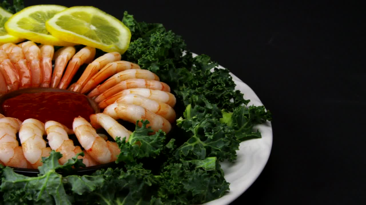 Free Stock Video Shrimp Ring With Lemon Live Wallpaper
