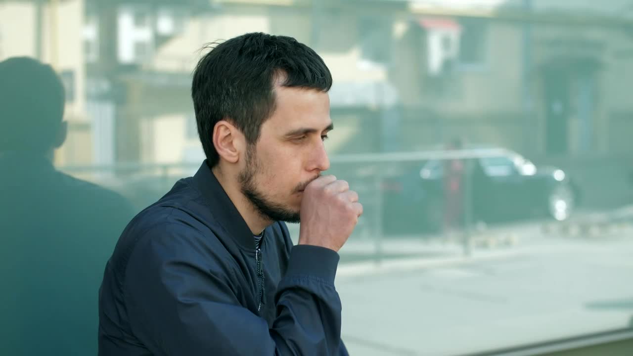 Free Stock Video Sick Man With Coronavirus Symptoms In The Street Live Wallpaper
