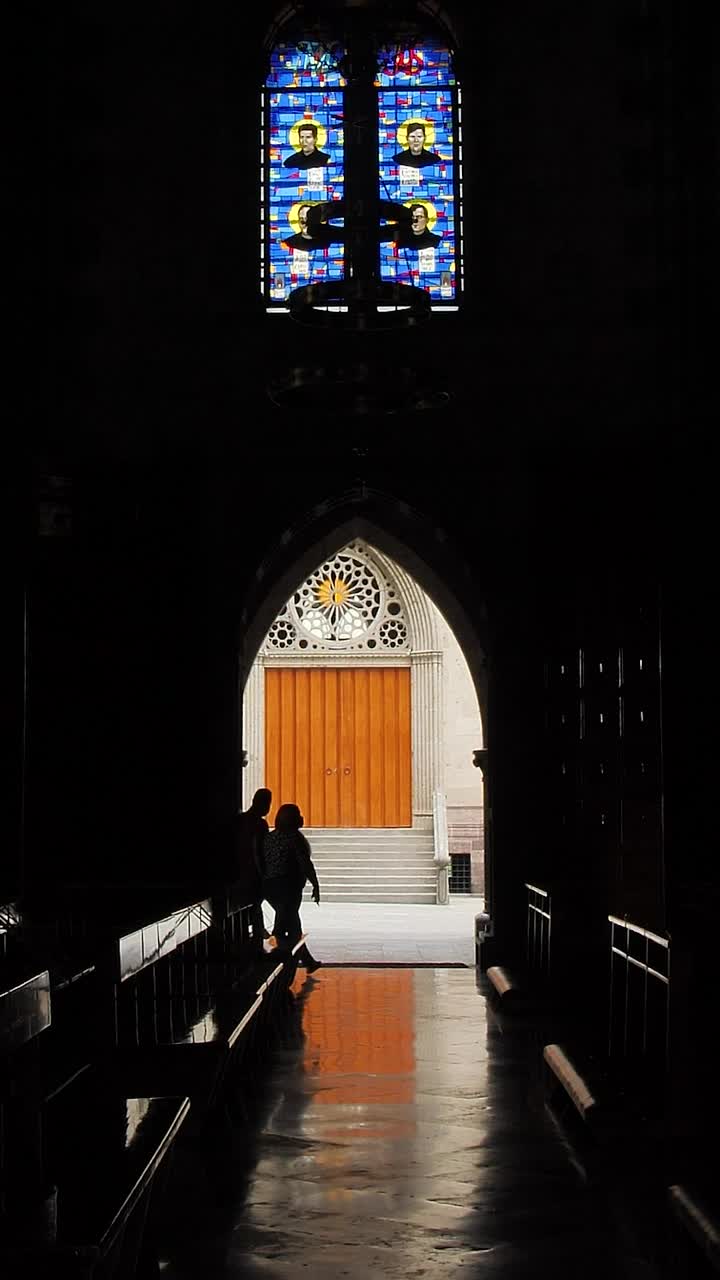 Free Stock Video Side Door Of A Gothic Church In The Dark Live Wallpaper