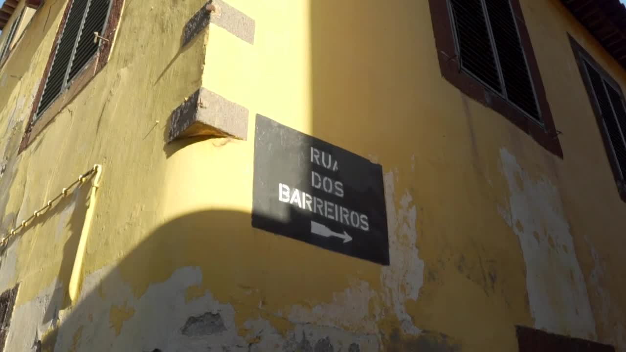 Free Stock Video Sign Painted With The Name Of A Street Live Wallpaper