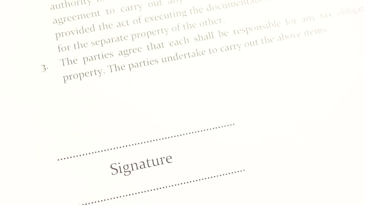 Free Stock Video Signing A Document With Blue Ink Live Wallpaper