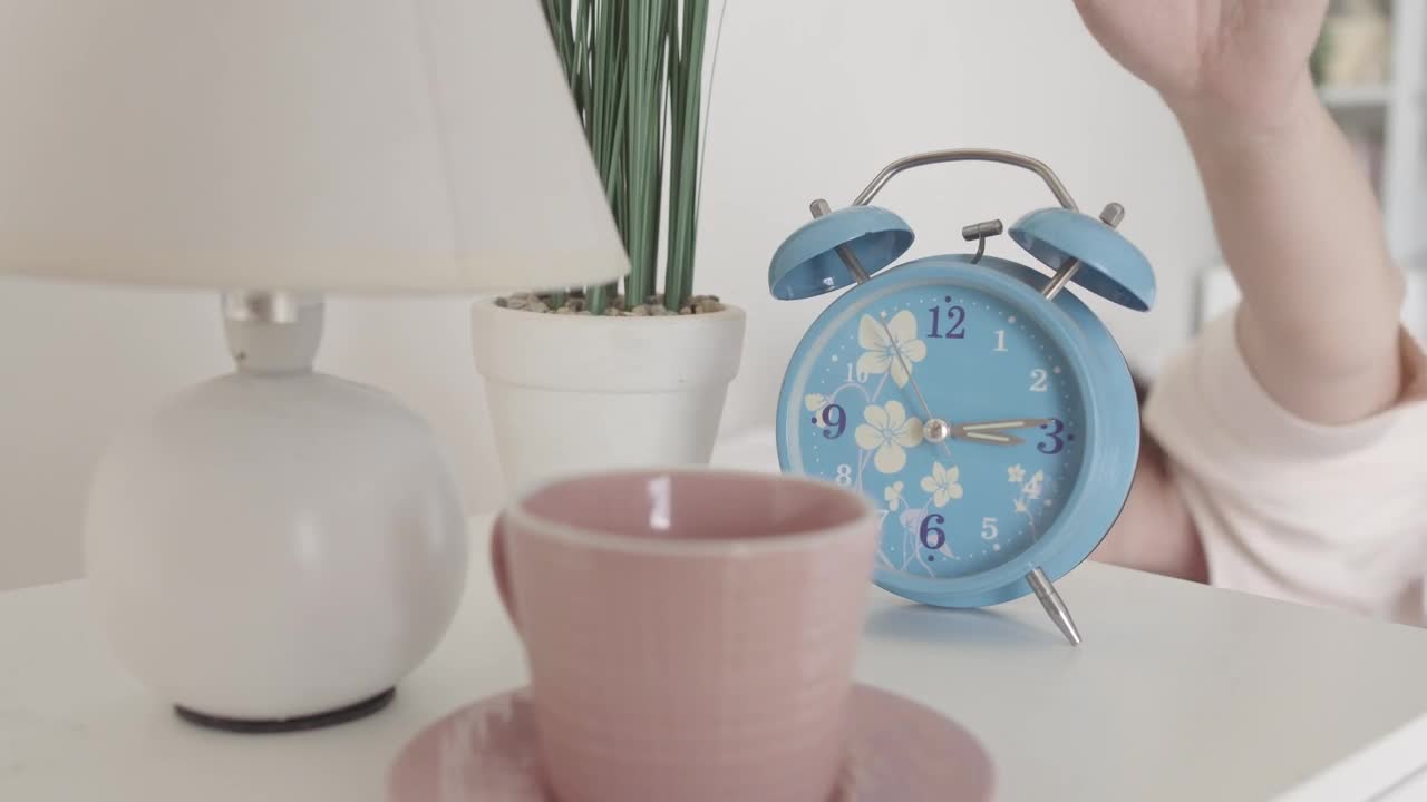 Free Stock Video Silencing The Alarm Clock In The Morning Live Wallpaper