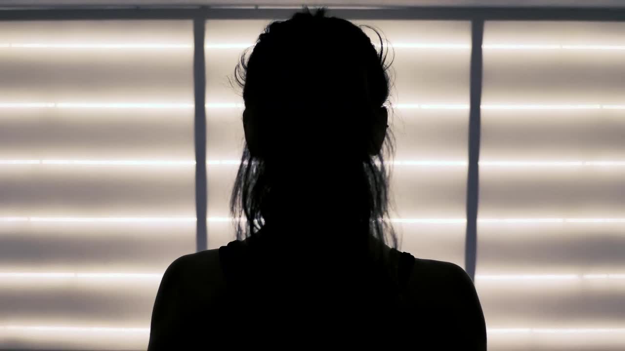 Free Stock Video Silhouette Of A Contemporary Dancer In Studio Live Wallpaper