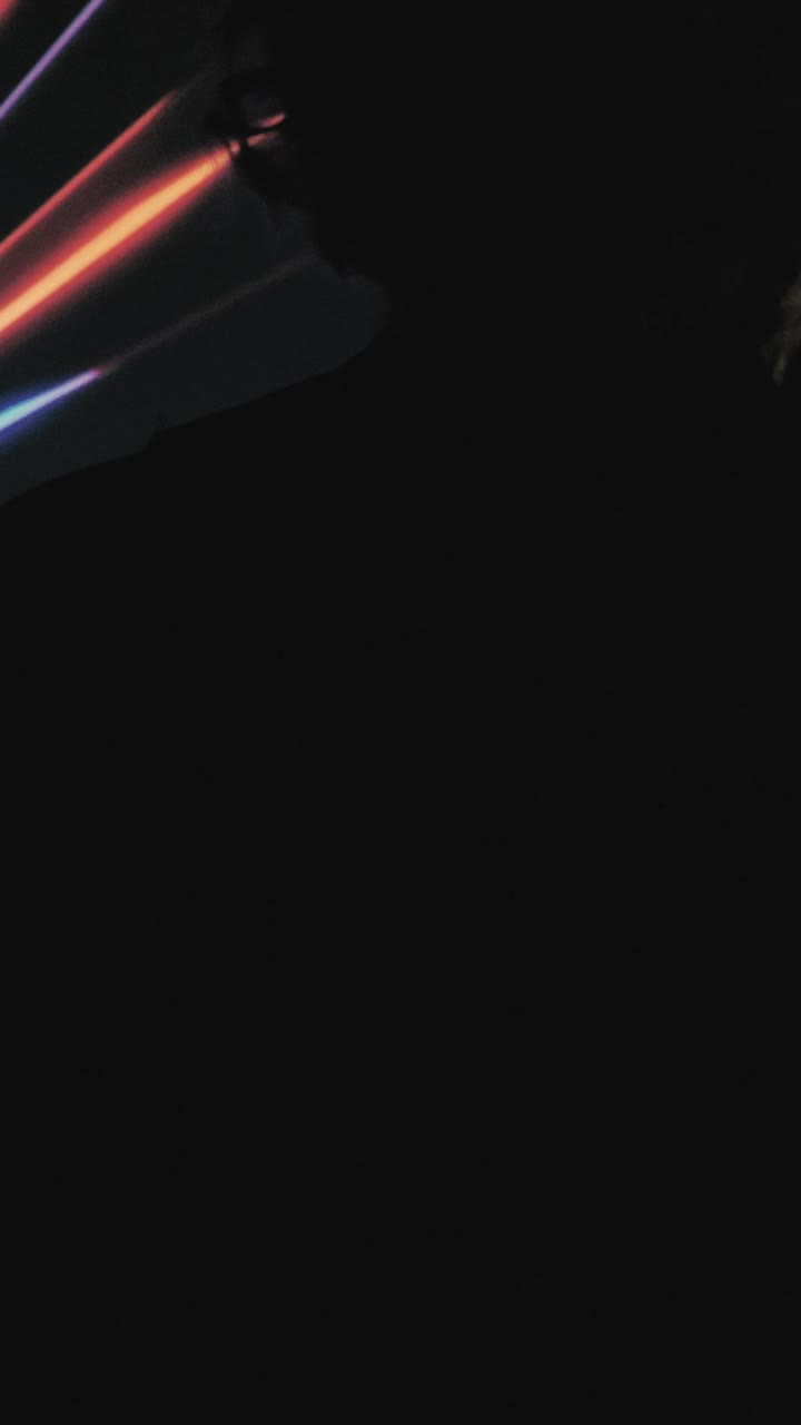 Free Stock Video Silhouette Of A Person In A Projection Of Many Lights Live Wallpaper