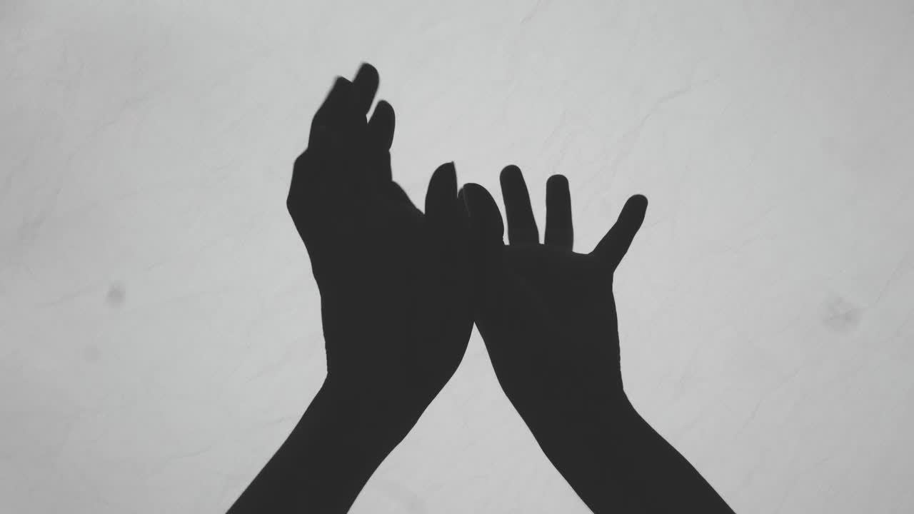 Free Stock Video Silhouette Of A Womans Hands Moving Them Gently Live Wallpaper