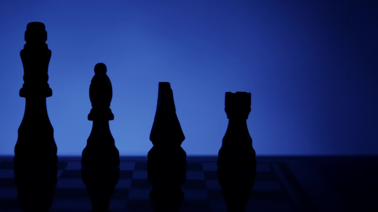 Free Stock Video Silhouette Of Chess Pieces Live Wallpaper