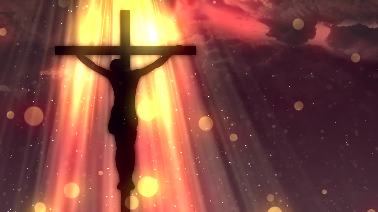 Free Stock Video Silhouette Of Jesus On The Cross Live Wallpaper