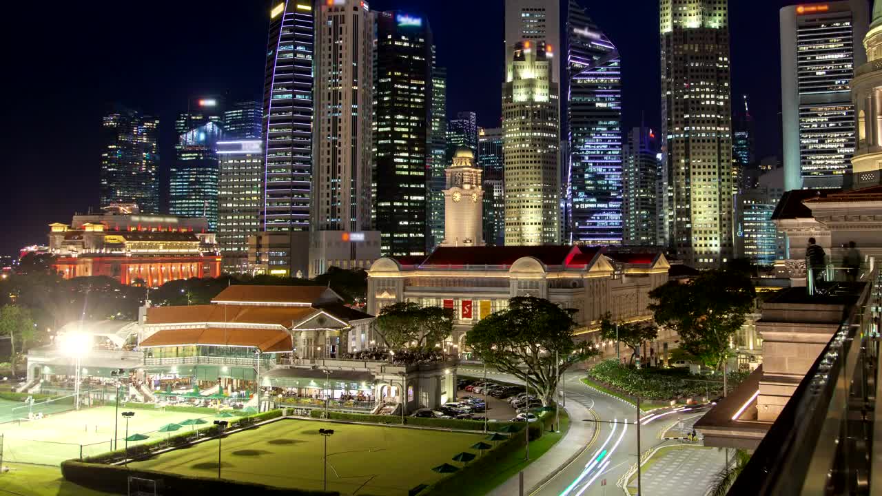 Free Stock Video Singapore Cityscape With Skyscrapers Live Wallpaper