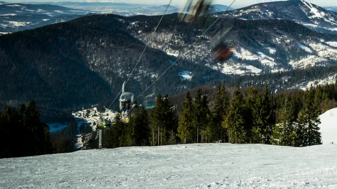 Free Video Stock Ski Resort Time Lapse Live Wallpaper