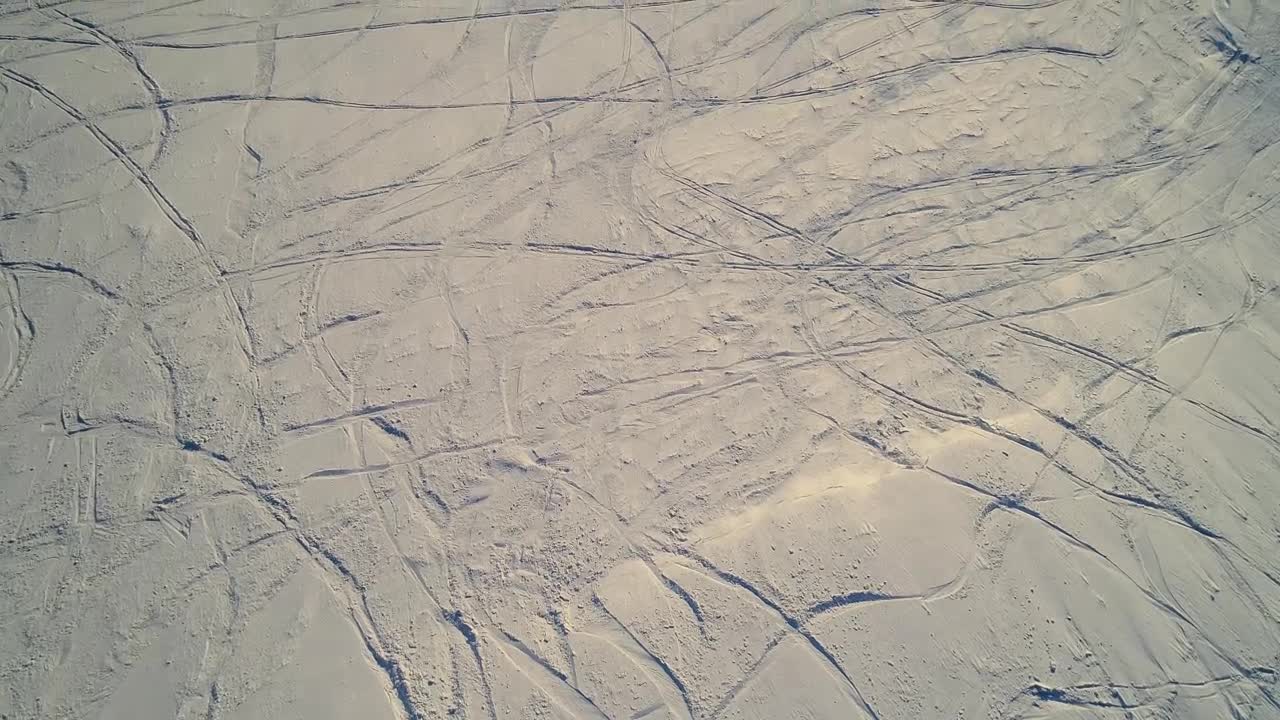 Free Video Stock Ski Tracks In The Mountain Snow Live Wallpaper