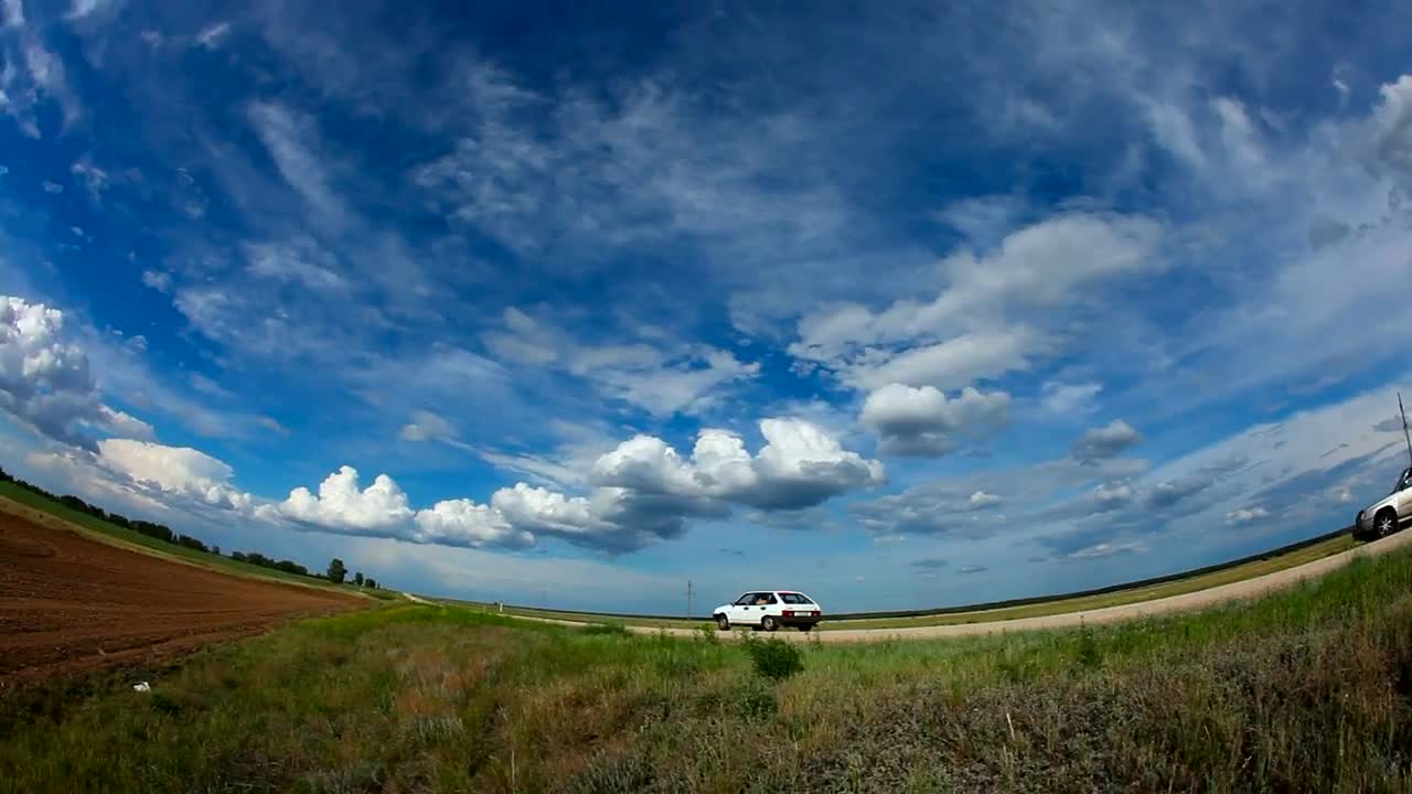 Free Video Stock Sky And Road On The Outskirts Live Wallpaper