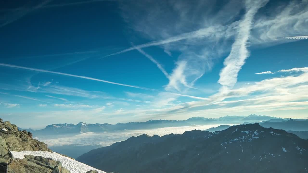 Free Video Stock Sky Over The Mountains Live Wallpaper