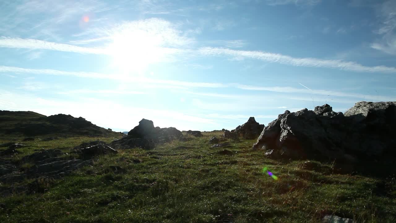 Free Video Stock Sky Over The Top Of A Mountain Live Wallpaper