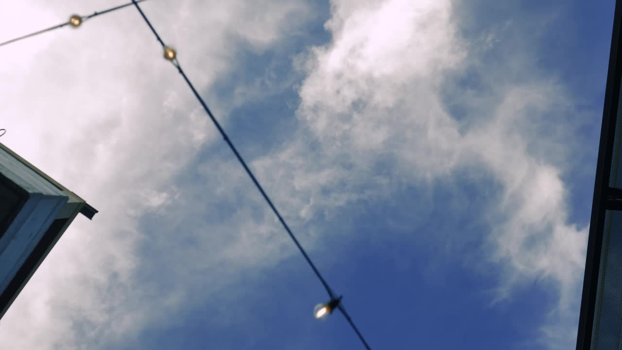 Free Video Stock Sky View From Inside An Apartment Buildings Live Wallpaper