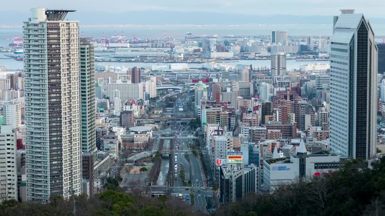 Free Video Stock Skyscrapers And City Roads In Japan Live Wallpaper
