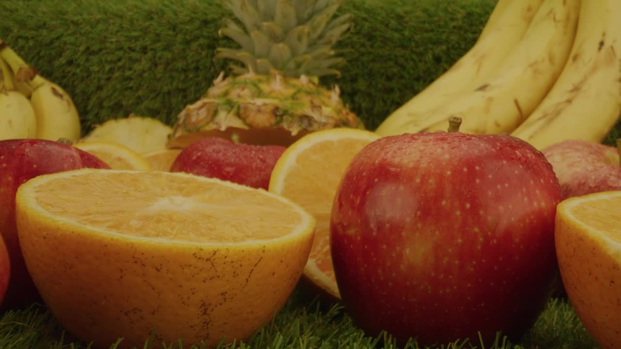 Free Video Stock Sliced Fresh Fruit In A Close Up Shot Live Wallpaper