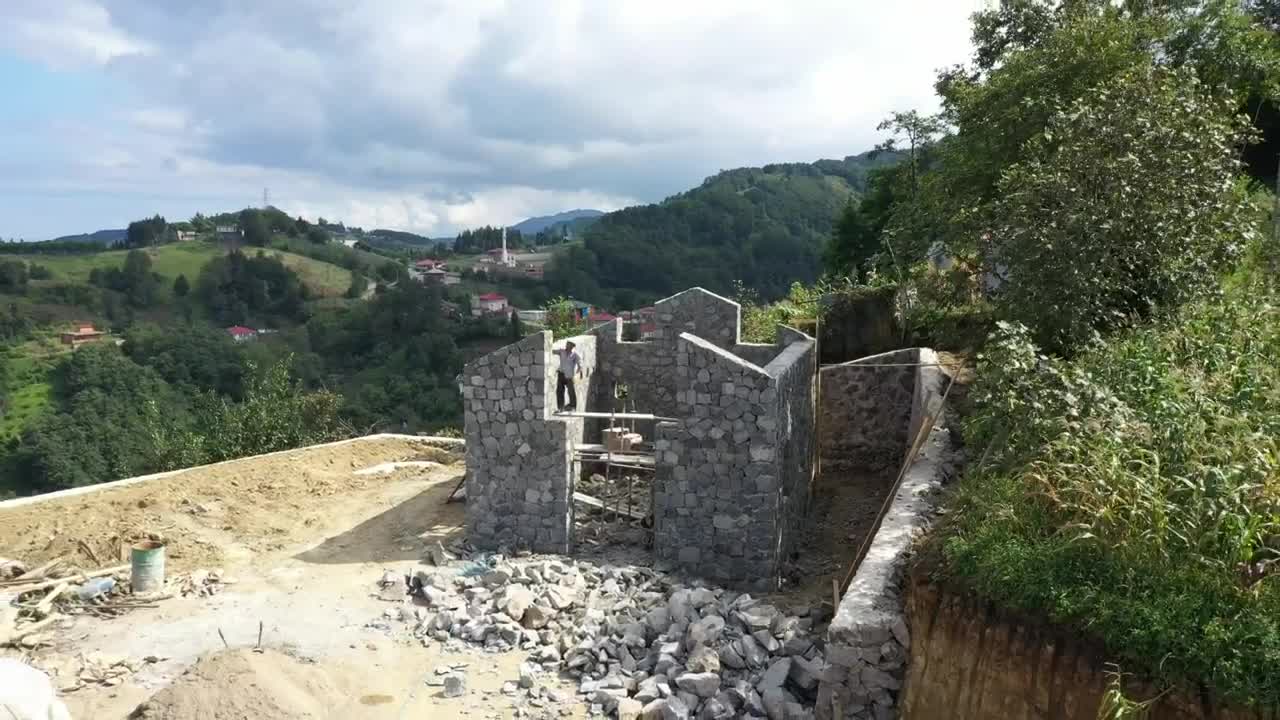 Free Video Stock Small House Being Built Live Wallpaper